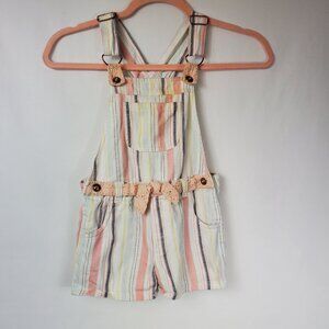 Nannette Adorable Jumpsuit Shorts Striped Mulitcolor Girls 6X